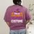 Halloween Costumes For Teachers Tired Teacher Costume Tee Women's Comfort Colors T-Shirt Back Print Berry