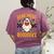 Halloween Read More Books Retro Costume Teacher Women Girls Women's Comfort Colors T-Shirt Back Print Berry