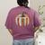 Halloween Teacher Librarians Fall Book Pumpkin Retro Reading Women's Comfort Colors T-Shirt Back Print Berry Halloween Teacher Librarians Fall Book Pumpkin Retro Reading Women's Comfort Colors T-Shirt Back Print Berry