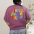 Happy 100th Day Of School 100 Days Brighter Girls Teacher Women's Comfort Colors T-Shirt Back Print Berry Happy 100th Day Of School 100 Days Brighter Girls Teacher Women's Comfort Colors T-Shirt Back Print Berry