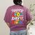 Happy 100th Day Of School 100 Days Of School Teacher Student Women's Comfort Colors T-Shirt Back Print Berry
