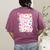 Happy Dot Day Bow Coquette For Teacher Girls Women's Comfort Colors T-Shirt Back Print Berry Happy Dot Day Bow Coquette For Teacher Girls Women's Comfort Colors T-Shirt Back Print Berry