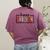 Happy Fri-Yay Friday Lovers Teacher Fri Yay Weekend Women's Comfort Colors T-Shirt Back Print Berry