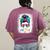 Happy Fri-Yay Friday Teacher Life Happy Friday Women's Comfort Colors T-Shirt Back Print Berry Happy Fri-Yay Friday Teacher Life Happy Friday Women's Comfort Colors T-Shirt Back Print Berry