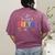 Happy Fri Yay Teacher Friday For Men Women Women's Comfort Colors T-Shirt Back Print Berry