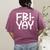 Happy Friyay Teacher Shirt Cute Teacher Fashion Fri-Yay Women's Comfort Colors T-Shirt Back Print Berry