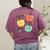 Happy To See Your Face Teacher Apple Women's Comfort Colors T-Shirt Back Print Berry Happy To See Your Face Teacher Apple Women's Comfort Colors T-Shirt Back Print Berry