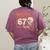 Haunted By 67 Halloween 67 Meme Six Seven Teacher Women's Comfort Colors T-Shirt Back Print Berry Haunted By 67 Halloween 67 Meme Six Seven Teacher Women's Comfort Colors T-Shirt Back Print Berry