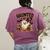 Haunted By 67 Teacher Ghost Pumpkin Halloween Costum Women's Comfort Colors T-Shirt Back Print Berry