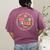 Head Start Team Homeschooling Teacher Back To School Women's Comfort Colors T-Shirt Back Print Berry