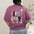 Hello First Grade Teacher Coquette Pencil Bow Back To School Women's Comfort Colors T-Shirt Back Print Berry Hello First Grade Teacher Coquette Pencil Bow Back To School Women's Comfort Colors T-Shirt Back Print Berry