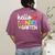Hello Kindergarten Team Kinder Back To School Teacher Kids Women's Comfort Colors T-Shirt Back Print Berry Hello Kindergarten Team Kinder Back To School Teacher Kids Women's Comfort Colors T-Shirt Back Print Berry