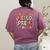 Hello Pre-K Back To School Teacher Student Fun Graphic Tee Women's Comfort Colors T-Shirt Back Print Berry Hello Pre-K Back To School Teacher Student Fun Graphic Tee Women's Comfort Colors T-Shirt Back Print Berry