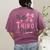 Hello Third Grade First Day Of School Coquette Teacher Girl Women's Comfort Colors T-Shirt Back Print Berry