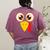 Hilarious Turkey Halloween Thanksgiving Teacher Nurse Women's Comfort Colors T-Shirt Back Print Berry Hilarious Turkey Halloween Thanksgiving Teacher Nurse Women's Comfort Colors T-Shirt Back Print Berry
