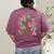 In My Holly Xmas Jolly Teacher Era Teacher Vibes Christmas For Men Women Kids Women's Comfort Colors T-Shirt Back Print Berry