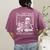 I'Ll Just Wait Until It's Quiet Skeleton Halloween Teacher Women's Comfort Colors T-Shirt Back Print Berry