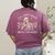 I'Ll Just Wait Until It's Quiet Skeleton Teacher Women's Comfort Colors T-Shirt Back Print Berry