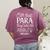 I'm That Paraprofessional They Told You About Retro Teacher Women's Comfort Colors T-Shirt Back Print Berry I'm That Paraprofessional They Told You About Retro Teacher Women's Comfort Colors T-Shirt Back Print Berry