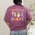 Inclusion Isn't Scary Ghost Halloween SLP Sped Teacher Women's Comfort Colors T-Shirt Back Print Berry