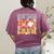Infant Teacher Boo Crew Ghost Groovy Halloween For Women Women's Comfort Colors T-Shirt Back Print Berry Infant Teacher Boo Crew Ghost Groovy Halloween For Women Women's Comfort Colors T-Shirt Back Print Berry