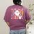Infant Teacher Boo Crew Halloween Costume Women's Comfort Colors T-Shirt Back Print Berry