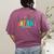 Infant Teacher Floral First Day Back To School Teaching Women's Comfort Colors T-Shirt Back Print Berry Infant Teacher Floral First Day Back To School Teaching Women's Comfort Colors T-Shirt Back Print Berry