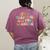 It's Beautiful Day For Learning Retro Teacher Women Men Women's Comfort Colors T-Shirt Back Print Berry
