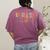 Kinder Crew Kindergarten Teacher First 1st Day Of School Women's Comfort Colors T-Shirt Back Print Berry Kinder Crew Kindergarten Teacher First 1st Day Of School Women's Comfort Colors T-Shirt Back Print Berry