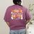 Kindergarten Dream Ghost Team Fall Halloween Spooky Teachers Women's Comfort Colors T-Shirt Back Print Berry