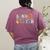 Kindergarten Dream Team Teacher Back To School Women's Comfort Colors T-Shirt Back Print Berry Kindergarten Dream Team Teacher Back To School Women's Comfort Colors T-Shirt Back Print Berry