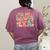 In My Kindergarten Era Retro Back To School Teacher Student Women's Comfort Colors T-Shirt Back Print Berry