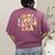 In My Kindergarten Era Retro Back To School Teacher Student Women's Comfort Colors T-Shirt Back Print Berry