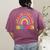 Kindergarten Rainbow Girls Boys Teacher Team Kinder Squad Women's Comfort Colors T-Shirt Back Print Berry Kindergarten Rainbow Girls Boys Teacher Team Kinder Squad Women's Comfort Colors T-Shirt Back Print Berry