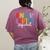 Kindergarten Squad Team Crew Teacher Back To School Women's Comfort Colors T-Shirt Back Print Berry Kindergarten Squad Team Crew Teacher Back To School Women's Comfort Colors T-Shirt Back Print Berry
