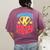 Kindergarten Super Squad Superhero Teacher Team Men Women Girls Kids Women's Comfort Colors T-Shirt Back Print Berry