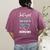 Kindergarten Teacher Shirt Humor Preschool Teacher Women's Comfort Colors T-Shirt Back Print Berry