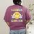 Kindergarten Teacher Team Hippie Smile Face Back To School Women's Comfort Colors T-Shirt Back Print Berry Kindergarten Teacher Team Hippie Smile Face Back To School Women's Comfort Colors T-Shirt Back Print Berry