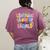 Learning Is Out Of This World Solar System Science Teacher Women's Comfort Colors T-Shirt Back Print Berry