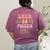 Leer Es Poder Groovy Spanish Teacher Bilingual Maestra Men Women Women's Comfort Colors T-Shirt Back Print Berry