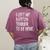 I Left My Boston Terrier To Be Here Women's Comfort Colors T-Shirt Back Print Berry