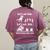 Let's Eat Kids Fun Dinosaurs Grammar Teacher Women's Comfort Colors T-Shirt Back Print Berry