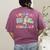 Life Is Hard Visuals Help Special Education Teacher SPED Women's Comfort Colors T-Shirt Back Print Berry