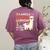 Llama Learning T Shirt Teachers Students Alpaca Lovers Women's Comfort Colors T-Shirt Back Print Berry