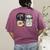 Llama Shirt English Teacher School Student ESL Joke Women's Comfort Colors T-Shirt Back Print Berry