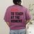 A Lot To Teach At The Moment Women's Teacher Tee Women's Comfort Colors T-Shirt Back Print Berry