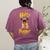 Lovely Harry Pugger Pug Women's Comfort Colors T-Shirt Back Print Berry
