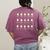 Math Dance Ghost Halloween Spooky Cute Ghost Math Teacher Women's Comfort Colors T-Shirt Back Print Berry