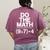Do The Math Equation Thanksgiving Teacher 67 Six Seven 6 7 Women's Comfort Colors T-Shirt Back Print Berry