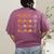 Math Number Thanksgiving Count Answer Pie Turkey Teacher Women's Comfort Colors T-Shirt Back Print Berry